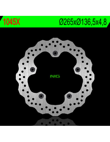 Disque de frein NG BRAKE DISC pétale fixe - 1045X