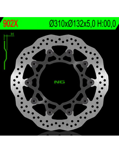 Disque de frein NG BRAKE DISC pétale flottant - 902X