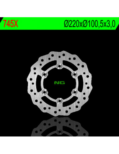 Disque de frein NG BRAKE DISC pétale fixe - 745X