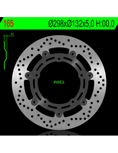 Disque de frein NG BRAKE DISC flottant - 165