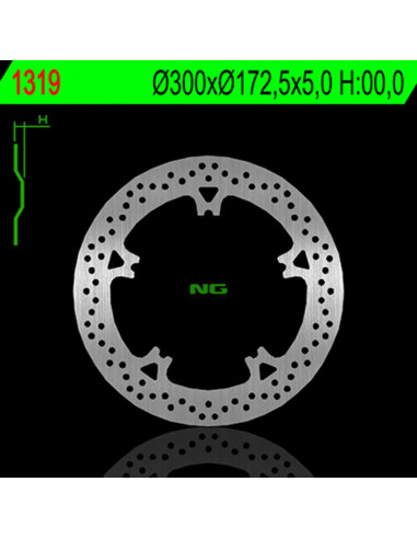 Disque de frein NG BRAKE DISC flottant - 1319