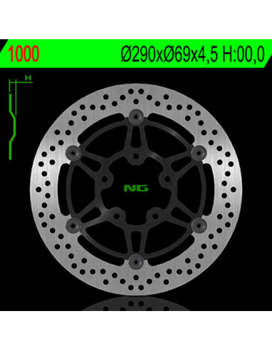 Disque de frein NG BRAKE DISC flottant - 1000