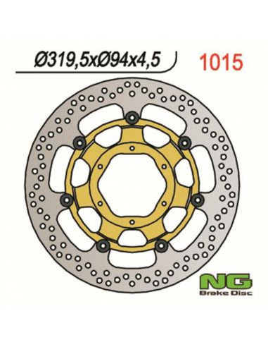 Disque de frein NG BRAKE DISC flottant - 1015