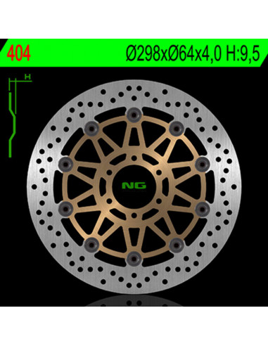 Disque de frein NG BRAKE DISC flottant - 404