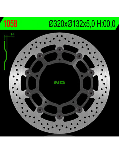 Disque de frein NG BRAKE DISC Flottant - 1058