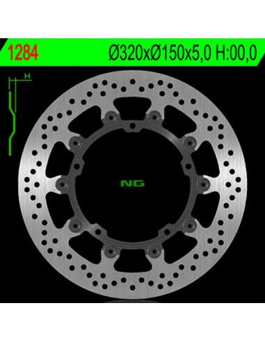 Disque de frein NG BRAKE DISC Flottant - 1284