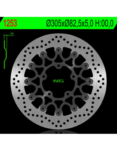 Disque de frein NG BRAKE DISC Flottant - 1253