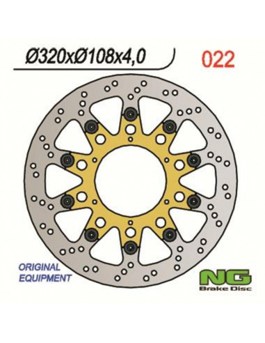 Disque de frein NG BRAKE DISC Flottant - 022