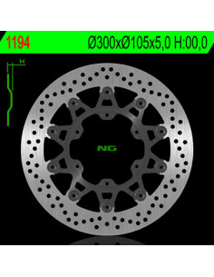 Disque de frein NG BRAKE DISC flottant - 1194