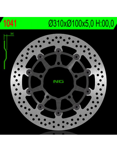 Disque de frein NG BRAKE DISC flottant - 1041