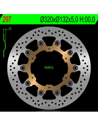 Disque de frein NG BRAKE DISC flottant - 297