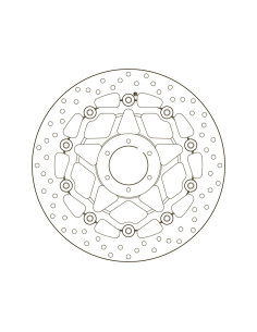 Disque de frein BREMBO Oro flottant - 78B408B4 2