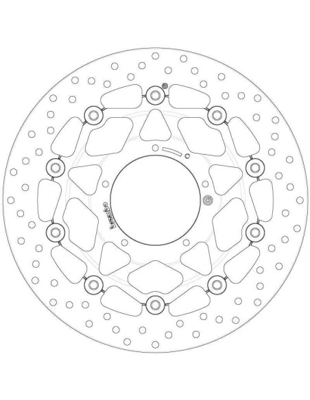 Disque de frein BREMBO Oro flottant - 78B408B7