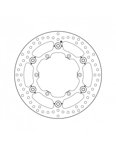 Disque de frein BREMBO Série Oro Flottant - 78B40848