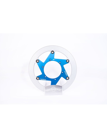 Disque de frein BERINGER Aeronal fonte flottant bleu - S10LGBLF