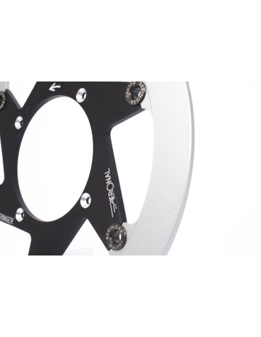 Disque de frein BERINGER Aeronal inox flottant noir - Y22LGBI
