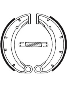 Mâchoires de frein TECNIUM Street organique - BA172