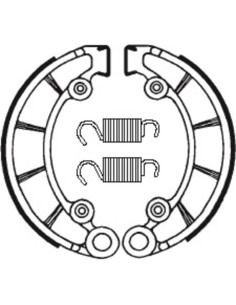 Mâchoires de frein TECNIUM Street/Quad organique - BA072