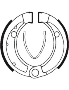Mâchoires de frein TECNIUM Quad organique - BA048