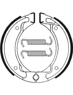 Mâchoires de frein TECNIUM Scooter/Street/Off-Road/Quad organique - BA050
