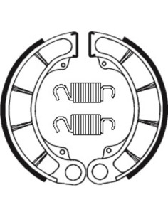 Mâchoires de frein TECNIUM Street organique - BA059