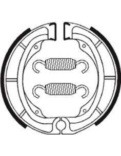 Mâchoires de frein TECNIUM Street/Off-Road/Quad organique - BA016