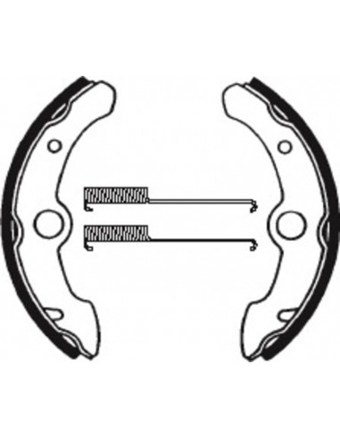 Mâchoires de frein TECNIUM Quad organique - BA114