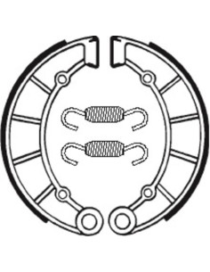 Mâchoires de frein TECNIUM Street organique - BA091