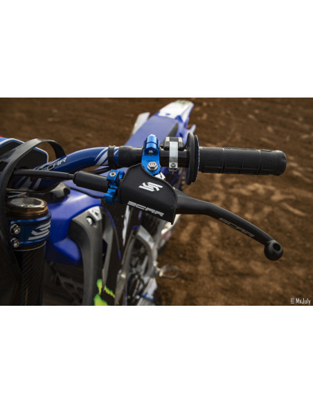 Levier repliable + cocotte universel SCAR noir - molette bleu