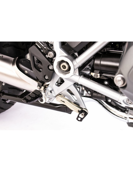 Kit commandes GILLES TOOLING sélecteur + pédale de frein titane BMW R1200GS/1250GS
