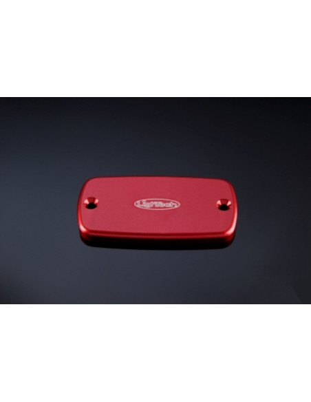 Couvercle de maître-cylindre de frein avant/arrière LIGHTECH alu rouge Yamaha T-Max 500/530