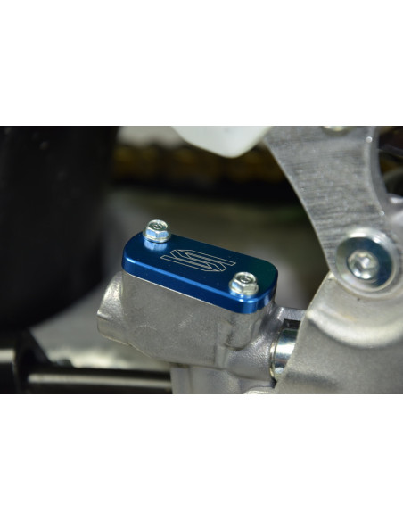 Couvercle de maître-cylindre arrière SCAR bleu
