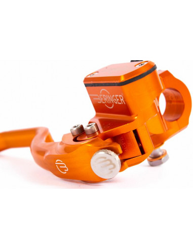 Maître-cylindre de frein radial BERINGER Aerotec® Ø14,5mm bocal integré orange (levier type 2 - 14cm)