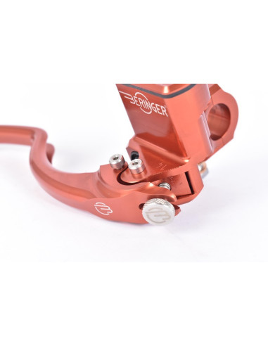 Maître-cylindre de frein radial BERINGER Aerotec® Ø20,5mm bocal integré rouge (levier type 5 - 16cm)