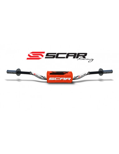 Guidon SCAR O² McGrath/Short KTM - White