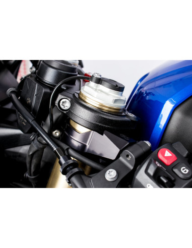 Guidons bracelets GILLES TOOLING GP-Light 2 Racing fixes noir BMW S1000RR