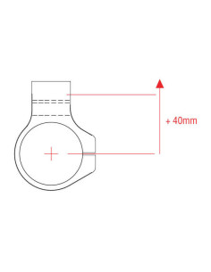 Guidons bracelet LIGHTECH +40mm - 10° 2