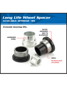 Kit entretoise de roue avant ALL BALLS - Honda CR-F250X 2