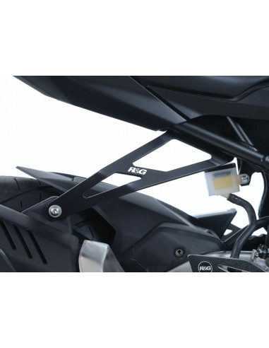 Patte de fixation de silencieux R&G RACING Akrapovic noir BMW S1000R