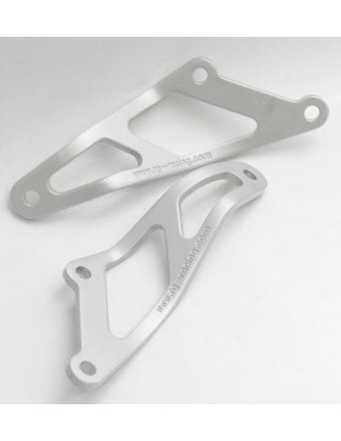 Patte de fixation de silencieux R&G RACING argent Honda CBR900RR