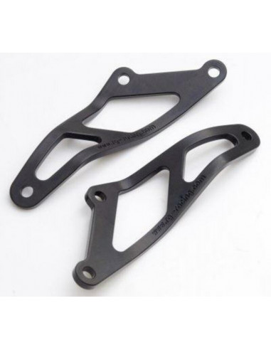 Patte de fixation de silencieux R&G RACING noir Honda CBR600FS