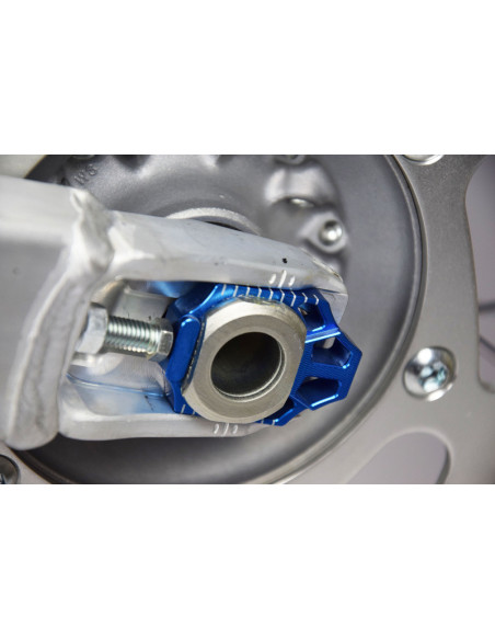 Tendeur de chaîne SCAR bleu Yamaha YZ250F/450F