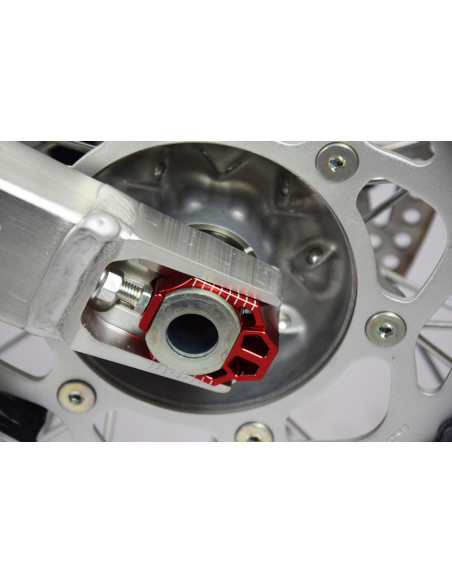 Tendeur de chaîne SCAR rouge Honda