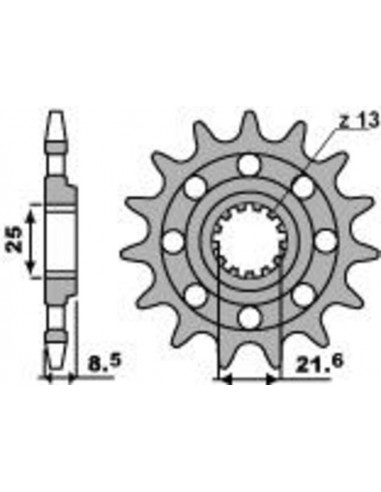 Pignon PBR Racing acier standard 2179 - 520