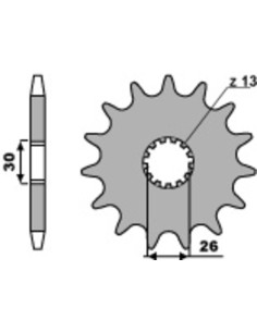 Pignon PBR acier standard 2130 - 525