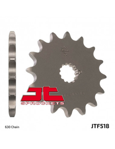 Pignon JT SPROCKETS acier standard 518 - 630