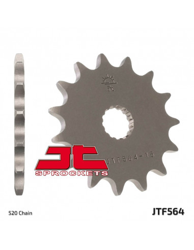 Pignon JT SPROCKETS acier standard 564 - 520