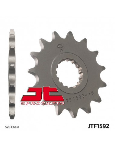 Pignon JT SPROCKETS acier standard 1592 - 520