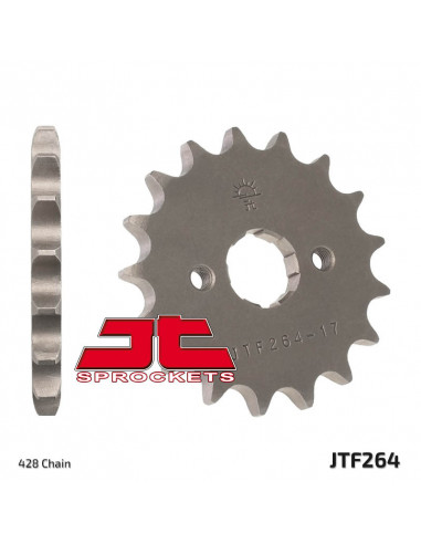 Pignon JT SPROCKETS acier standard 264 - 428