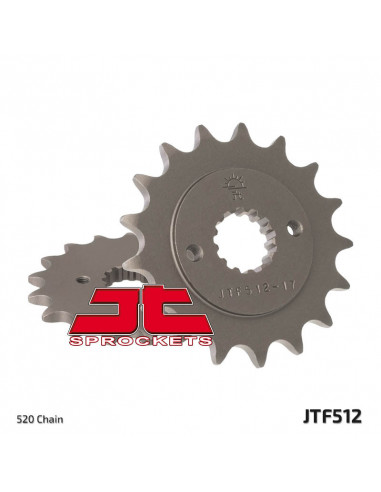 Pignon JT SPROCKETS acier standard 512 - 520